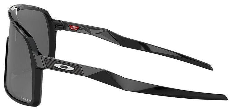 Oakley Sutro Low Bridge Fit Rectangular Sunglasses Black