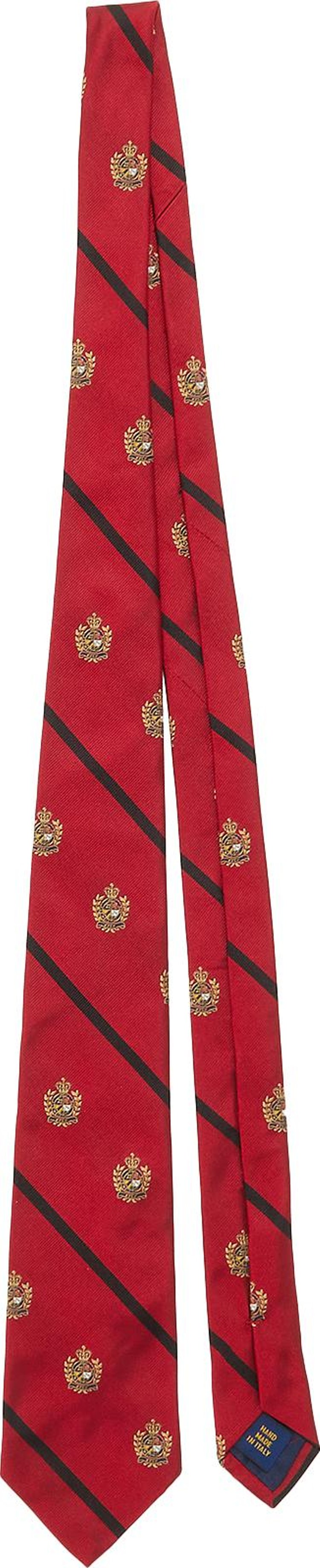GOAT Exclusive Polo Ralph Lauren Vintage Polo Crest Silk Tie Red