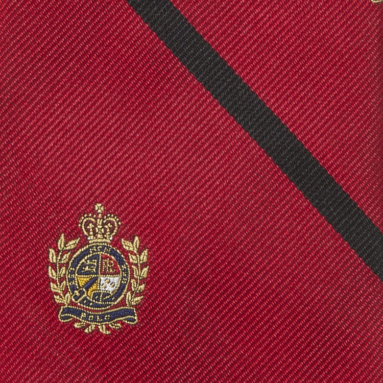 GOAT Exclusive Polo Ralph Lauren Vintage Polo Crest Silk Tie Red