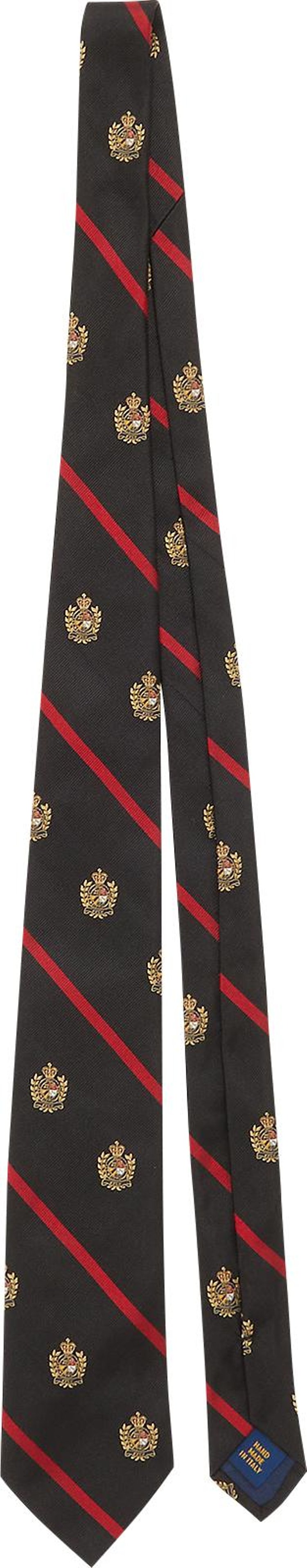 GOAT Exclusive Polo Ralph Lauren Vintage Polo Crest Silk Tie Black