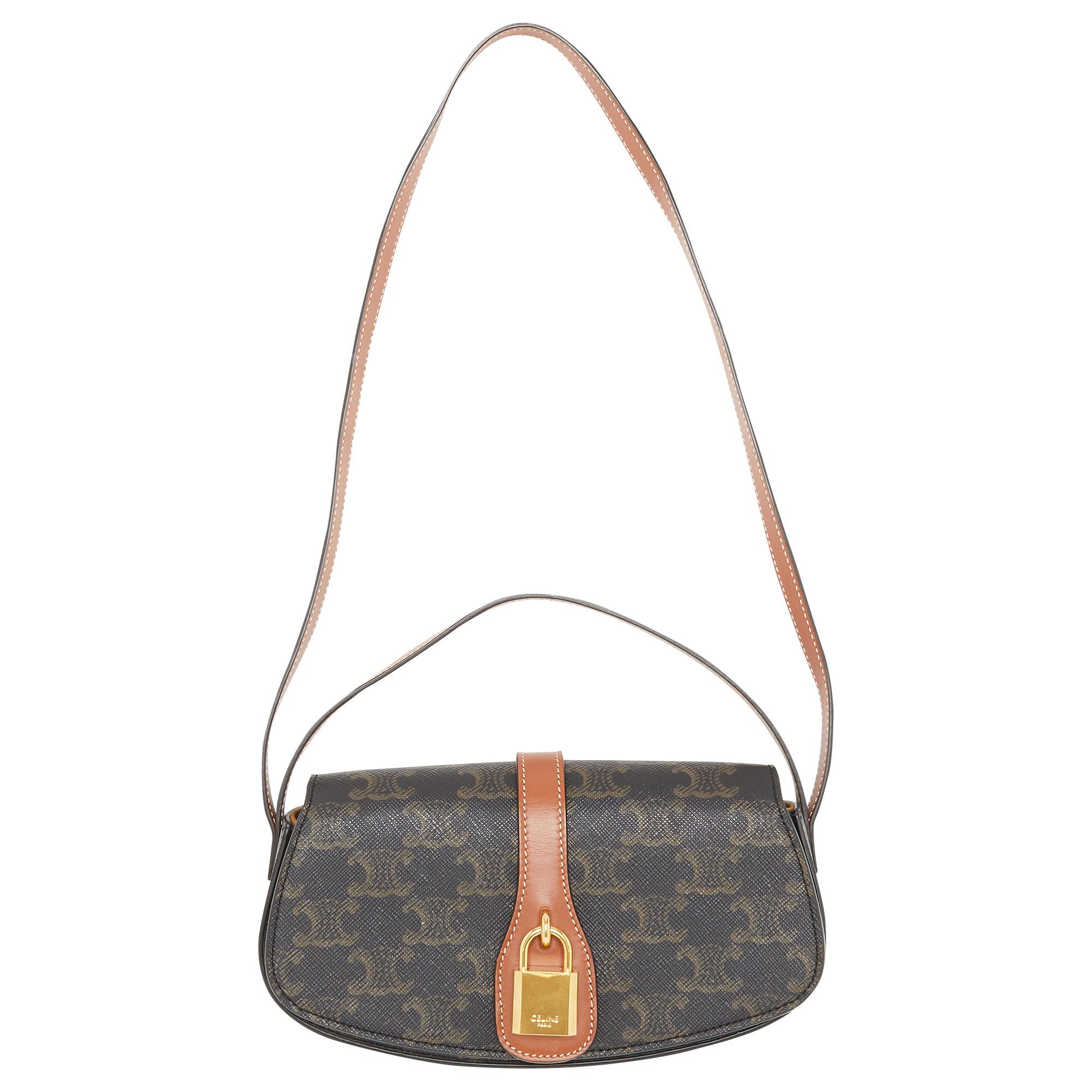 Triomphe saddle bag new arrivals in triomphe canvas