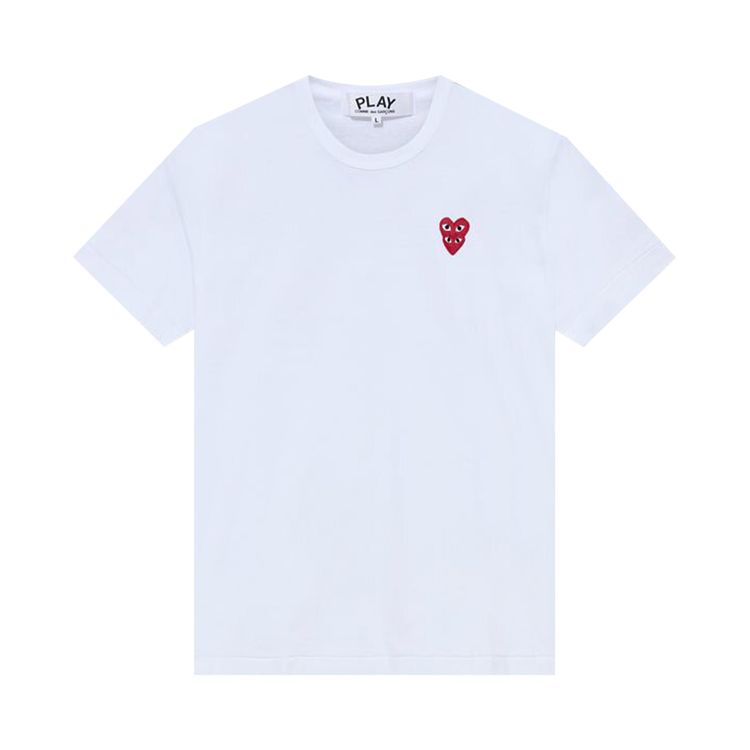 Comme des Garcons PLAY Mini Heart T Shirt White