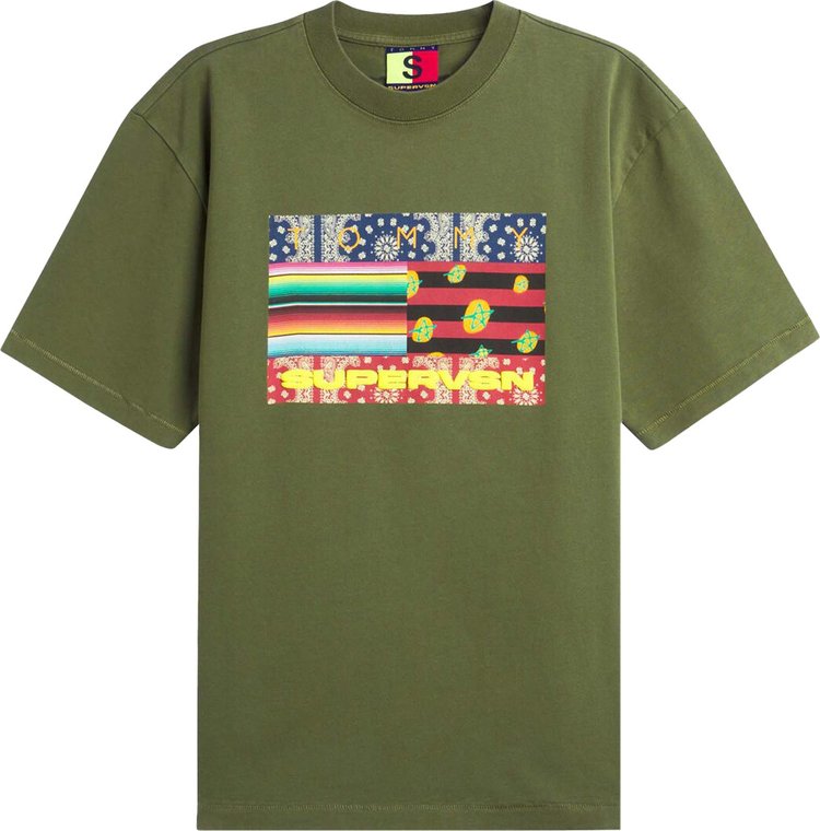 Tommy Hilfiger x Supervsn Graphic Tee 'Cypress'