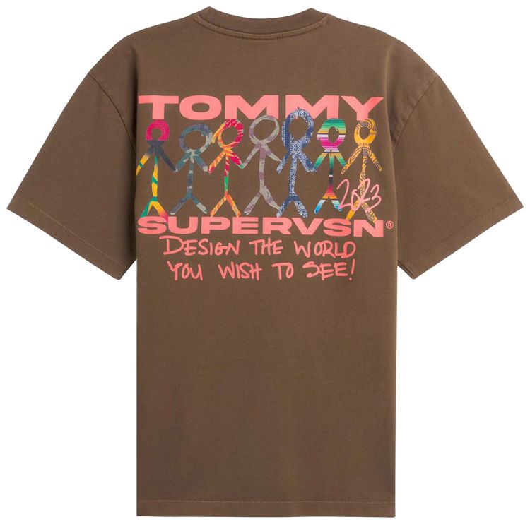 Tommy Hilfiger x Supervsn Graphic Tee Dark Earth