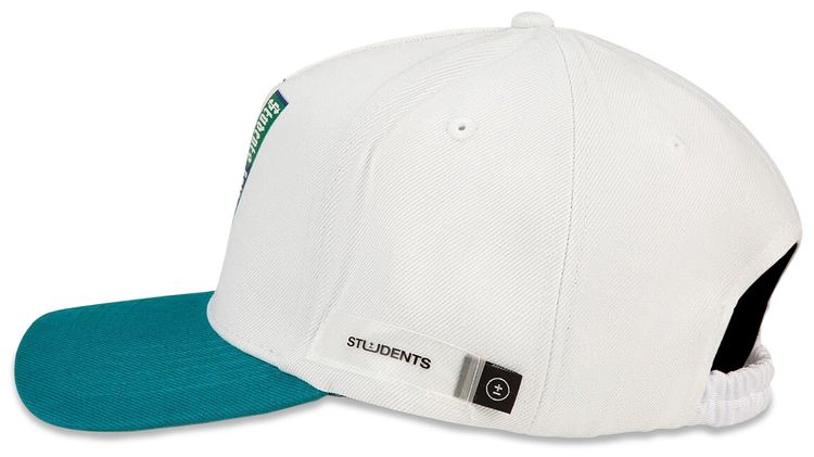 Students Flying Banners Cap White