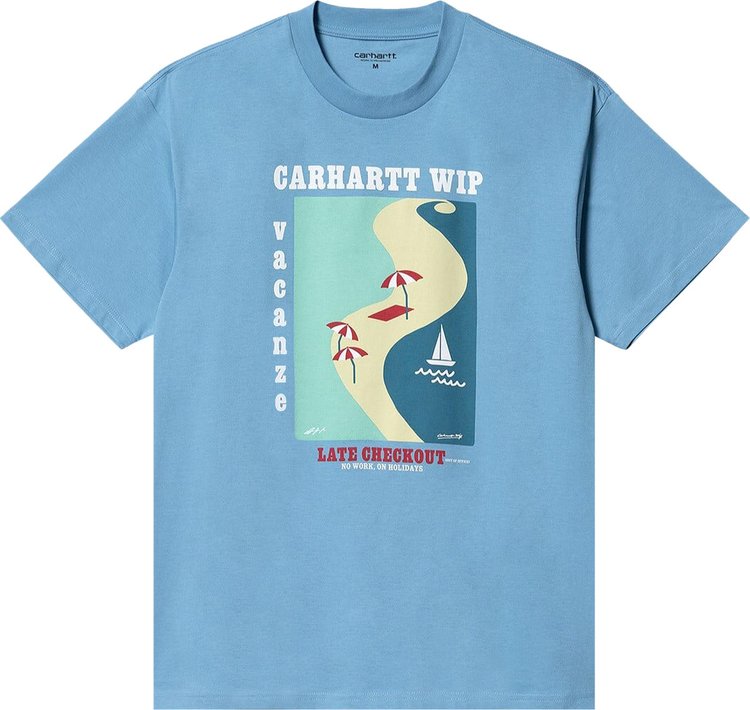 Buy Carhartt WIP Vacanze T-Shirt 'Piscine' - I031709 PISC | GOAT