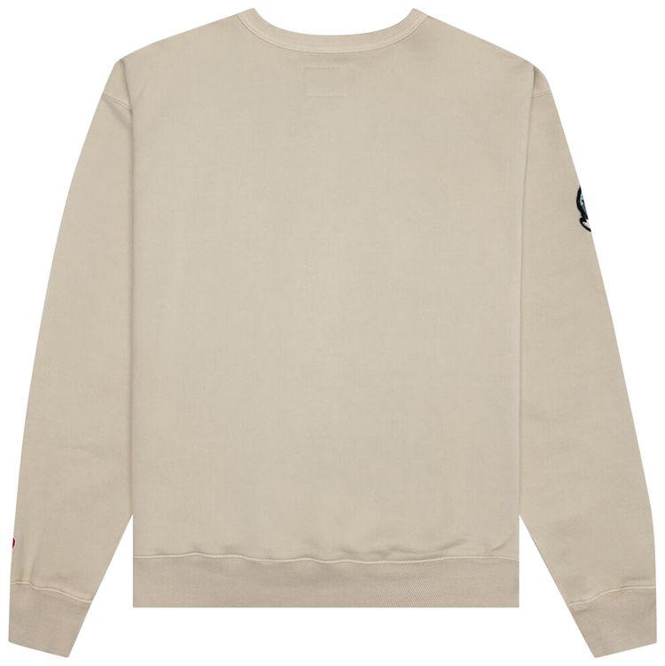 Emotionally Unavailable Patches Crewneck Oatmeal
