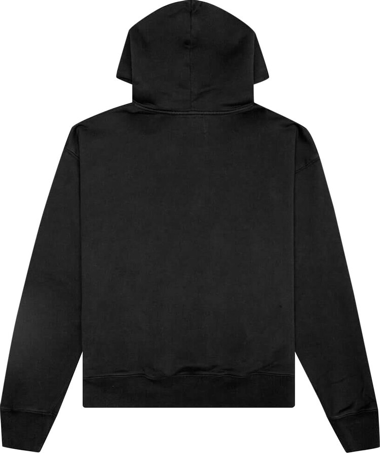 Emotionally Unavailable Heart Logo Hoodie Black