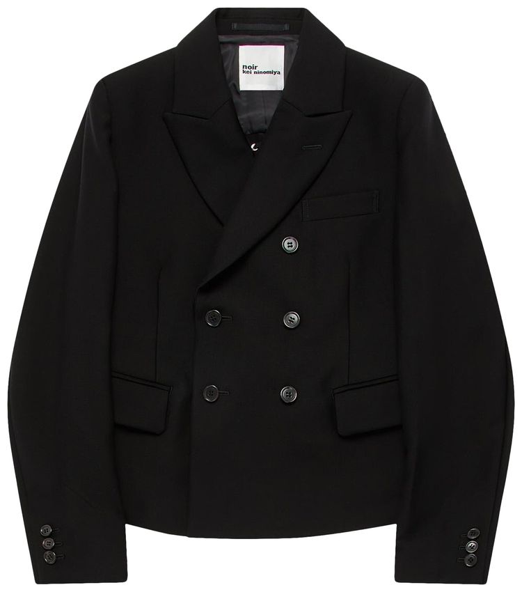 Comme des Garcons Wool Short Jacket Black