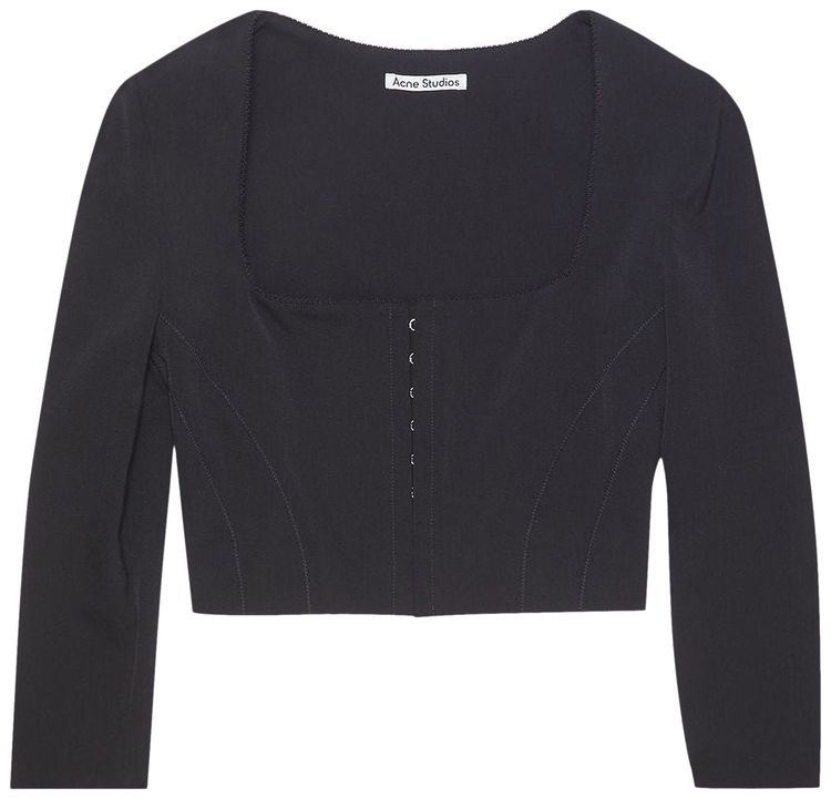 Acne Studios Long Sleeve Top Black