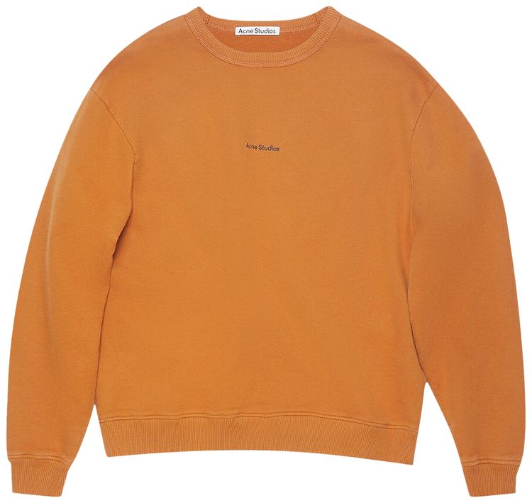 Buy Acne Studios Stamp Logo Sweatshirt 'Burnt Orange' AI0067 GOAT