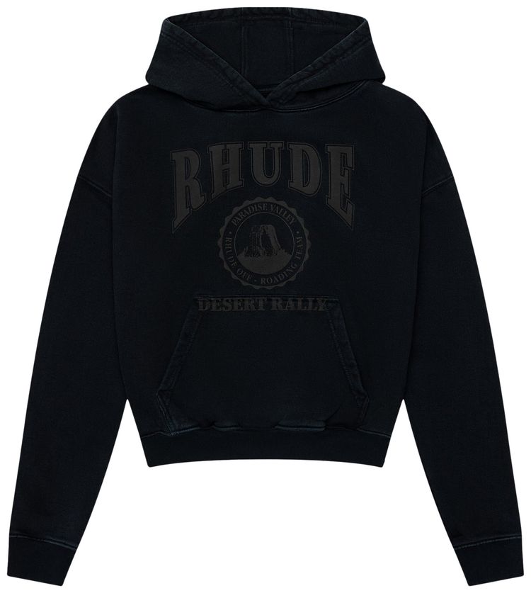 Rhude Cropped Desert Valley Hoodie Elephant