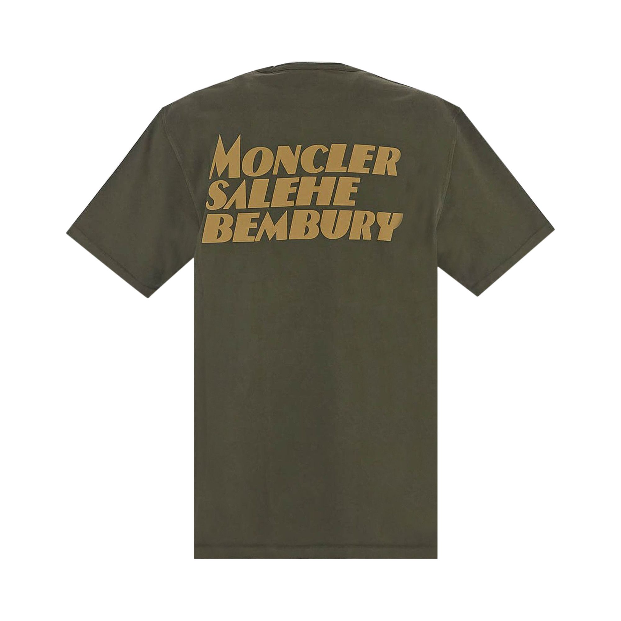 Buy Moncler Genius x Salehe Bembury T-Shirt 'Olive' - 8C000 01