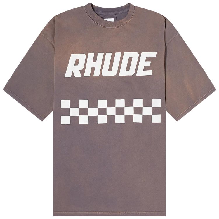 Rhude Off Road T Shirt Vintage Grey