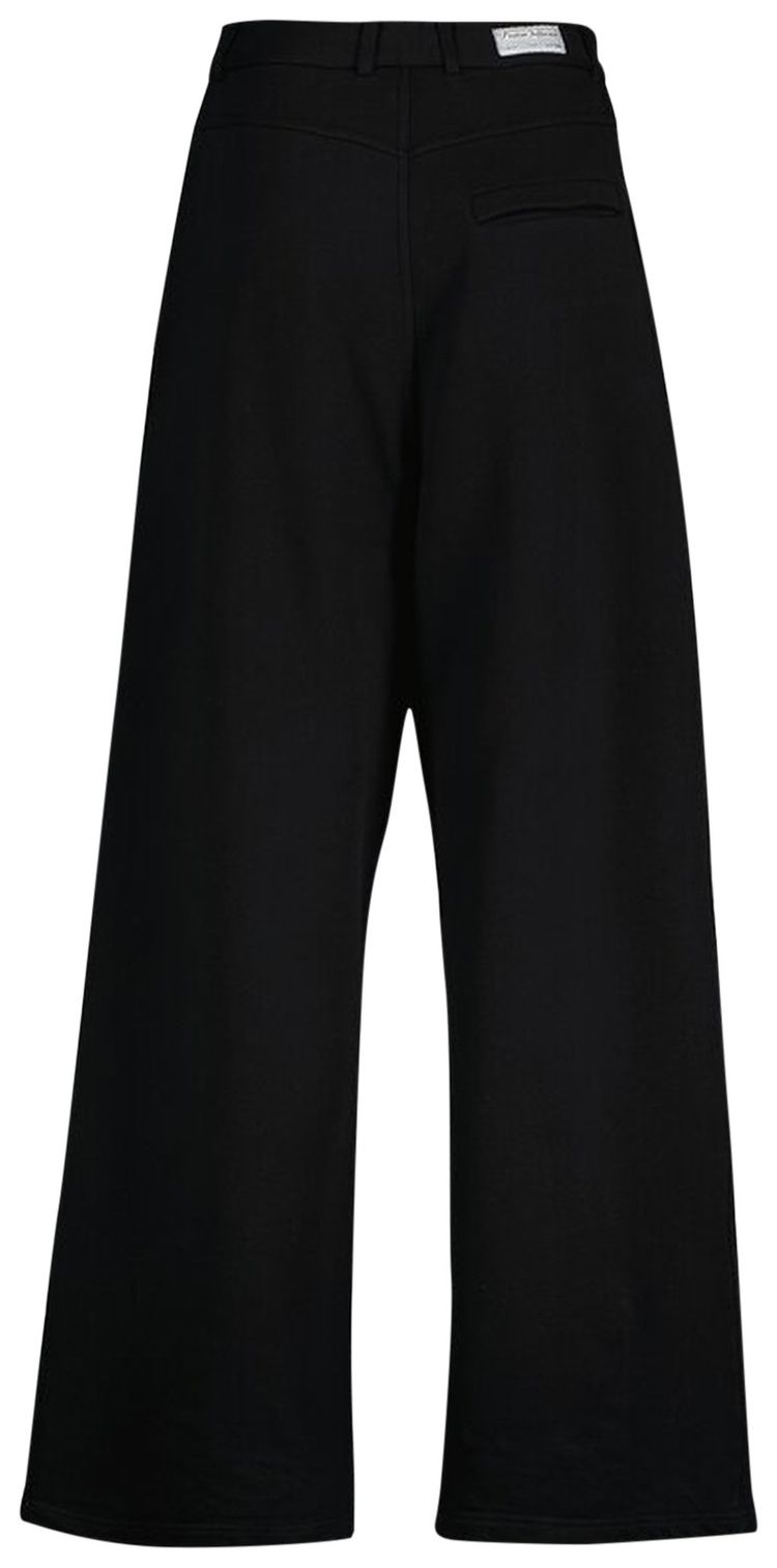 Martine Rose High Waist Wide Leg Pants Black