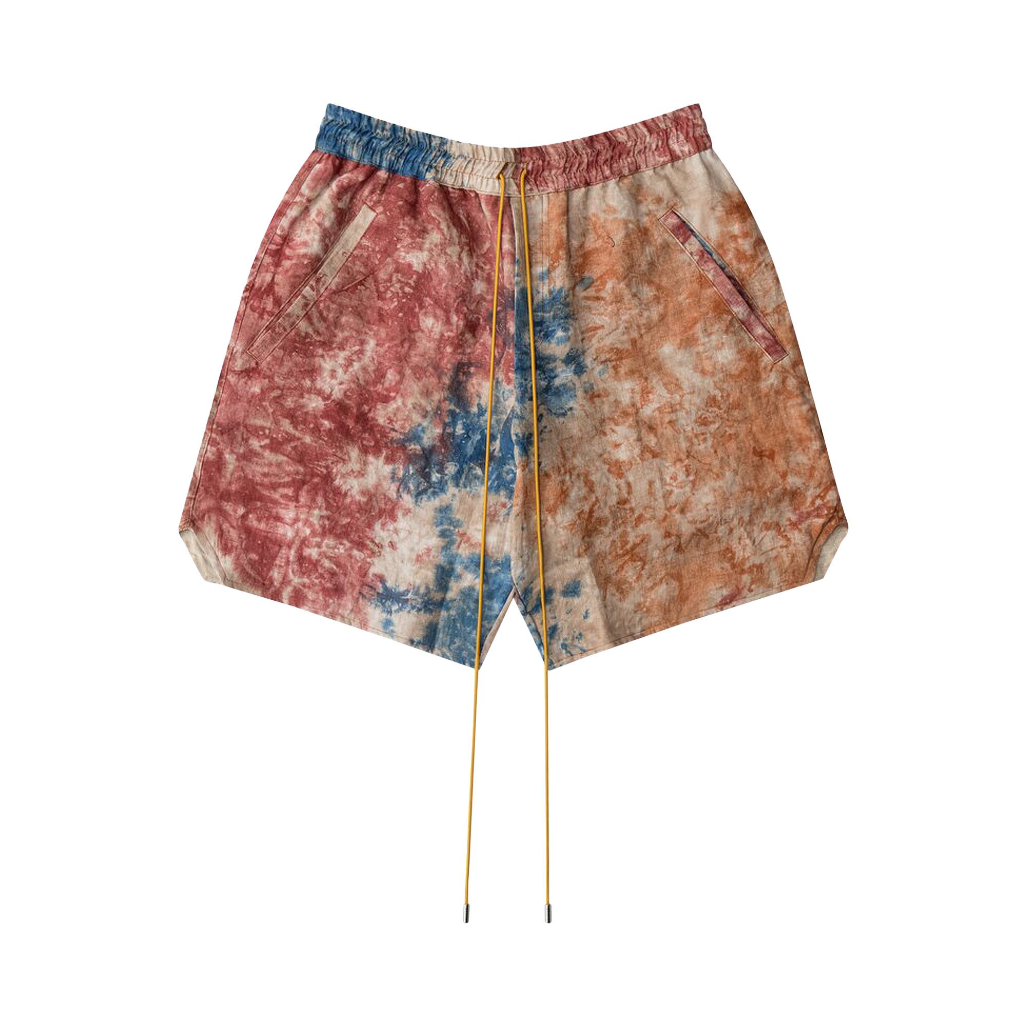 Buy Rhude Peace Camo Linen Shorts Orange Blue Ombre SS23SH44195366 GOAT AU