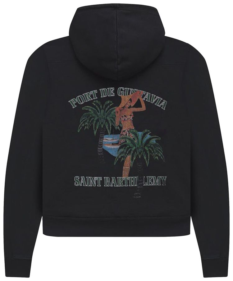 Rhude Port De Gustavia Hoodie Vintage Black