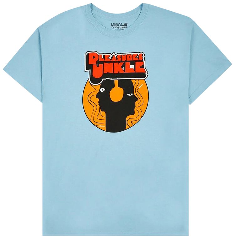 Pleasures Headphones T Shirt Carolina Blue