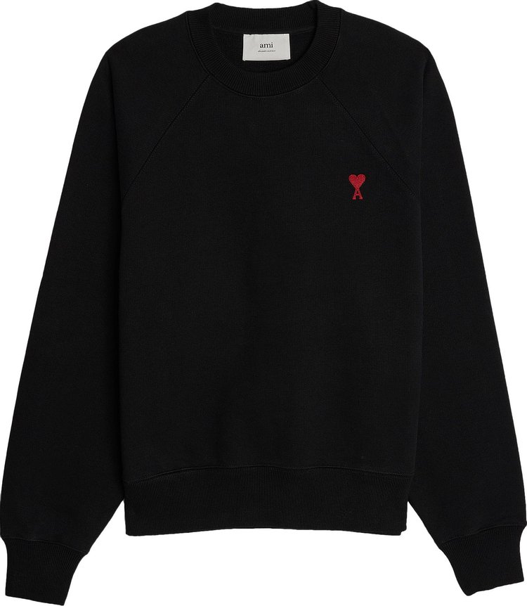 Buy Ami Sweatshirt 'Black' - BFUSW005 747 001 | GOAT