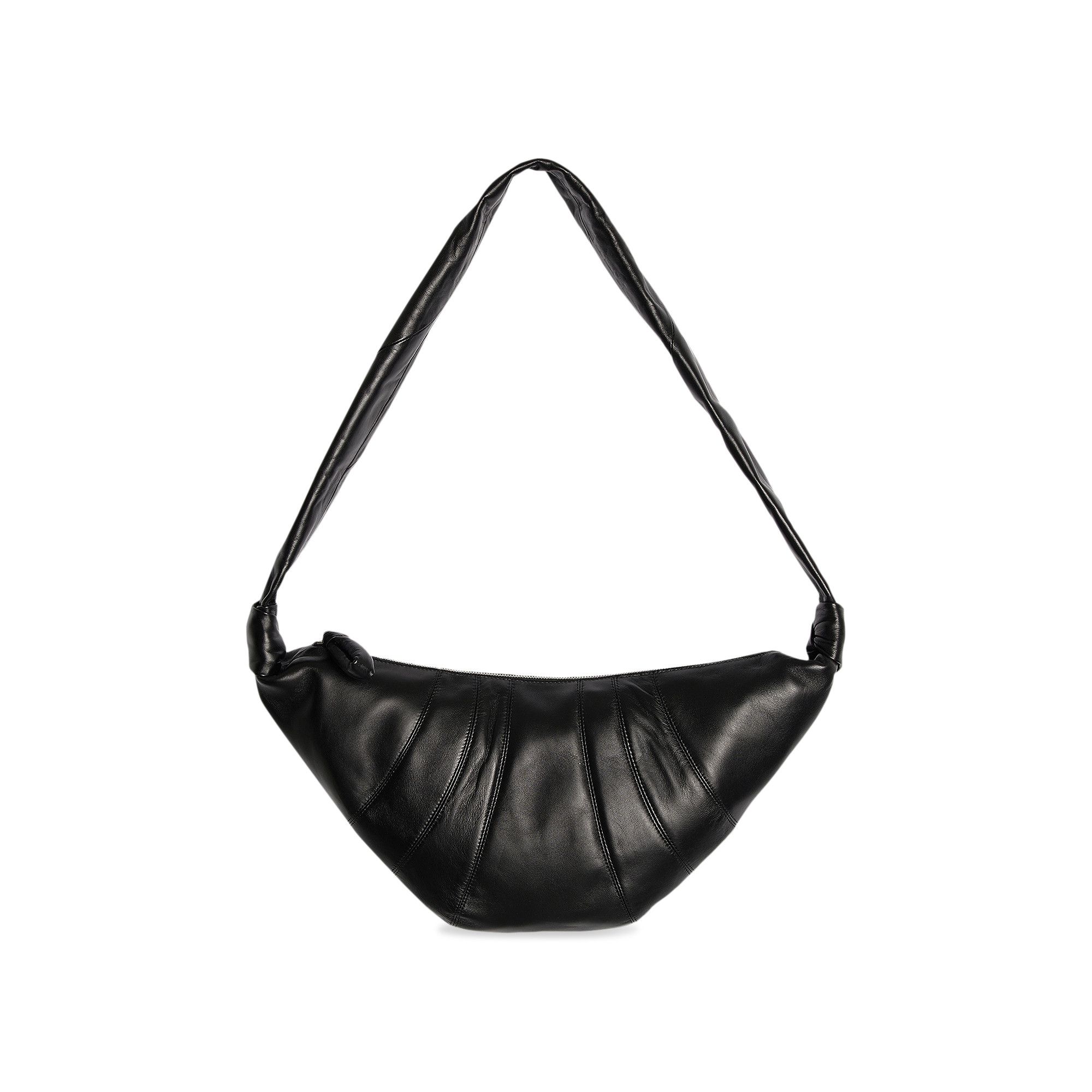 ショルダーバッグ・ポシェット Small Grain Leather Croissant Shoulder Bag Black BG0003LL001 BG0003LL095_BK999_1_f19de128-