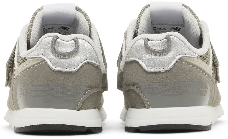 New Balance 574 New B Hook  Loop Toddler Rain Cloud Silver Metallic