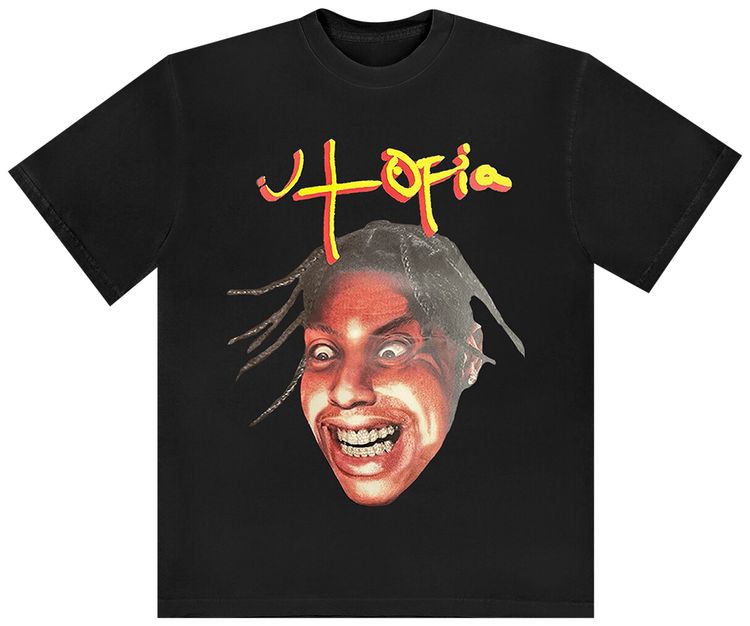 Buy Cactus Jack by Travis Scott Utopia Tee II 'Black' TSUT SS03 BLAC