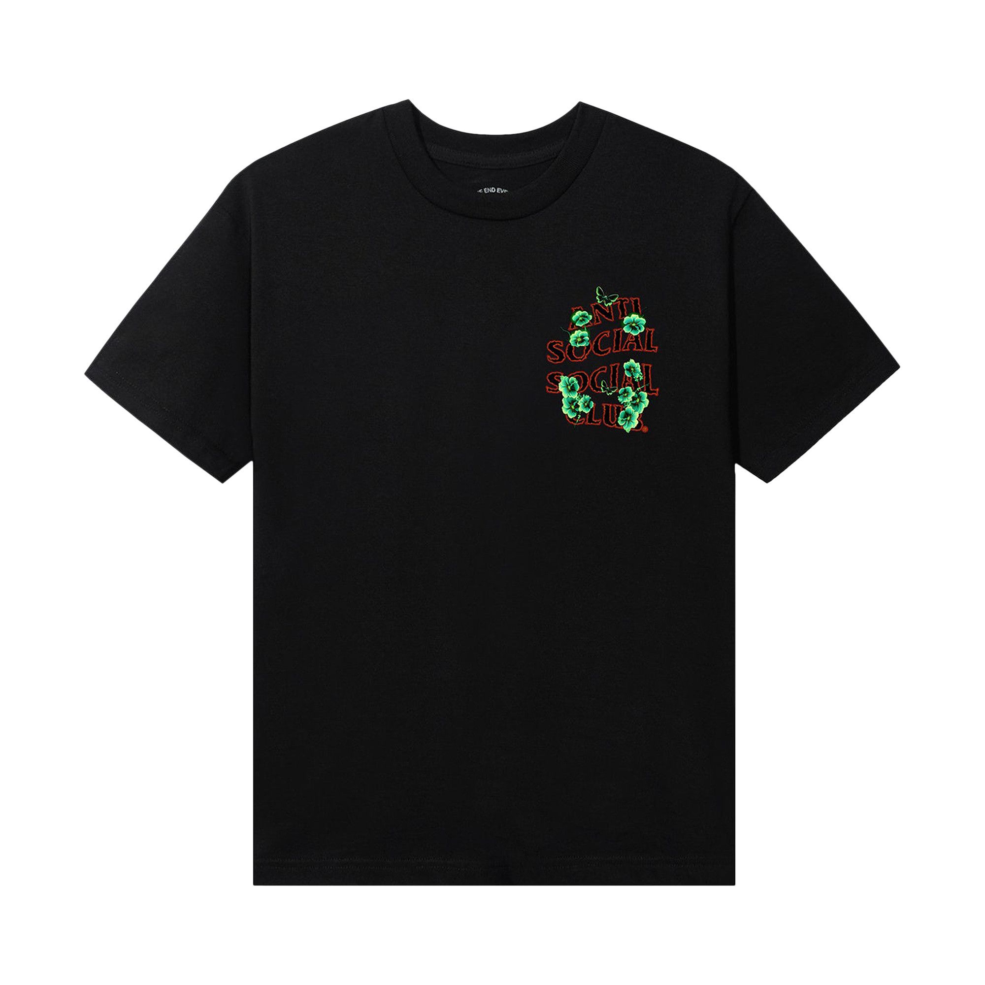 Tシャツ・カットソー Anti Social Social Club Concrete Jungle Racing Team Tee FW19 Concrete Jungle | Anti Social Social Club Racing Team Black