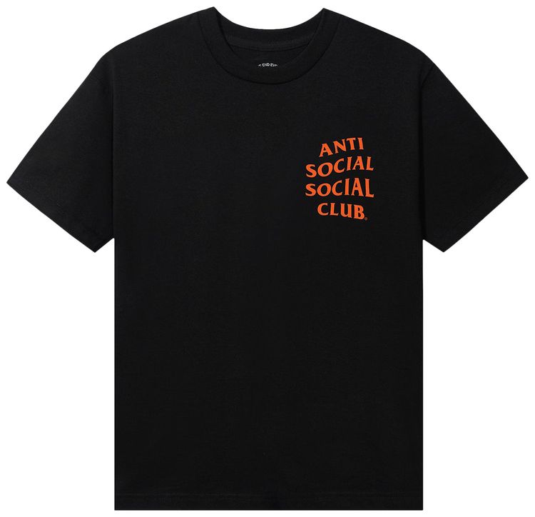 Anti Social Social Club Halloween Mind Games Tee BlackOrange
