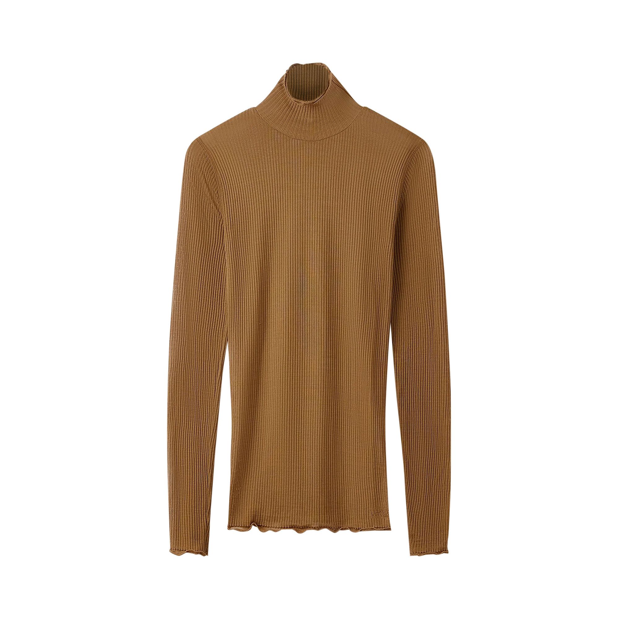 Khaki high neck best sale top