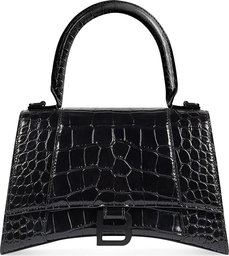 Buy Balenciaga Hourglass Small Top Handle Bag 'Black' - 592833 1LR67 ...