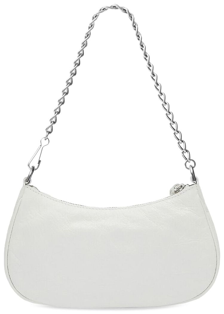 Balenciaga Le Cagole Mini Shoulder Bag Optic White