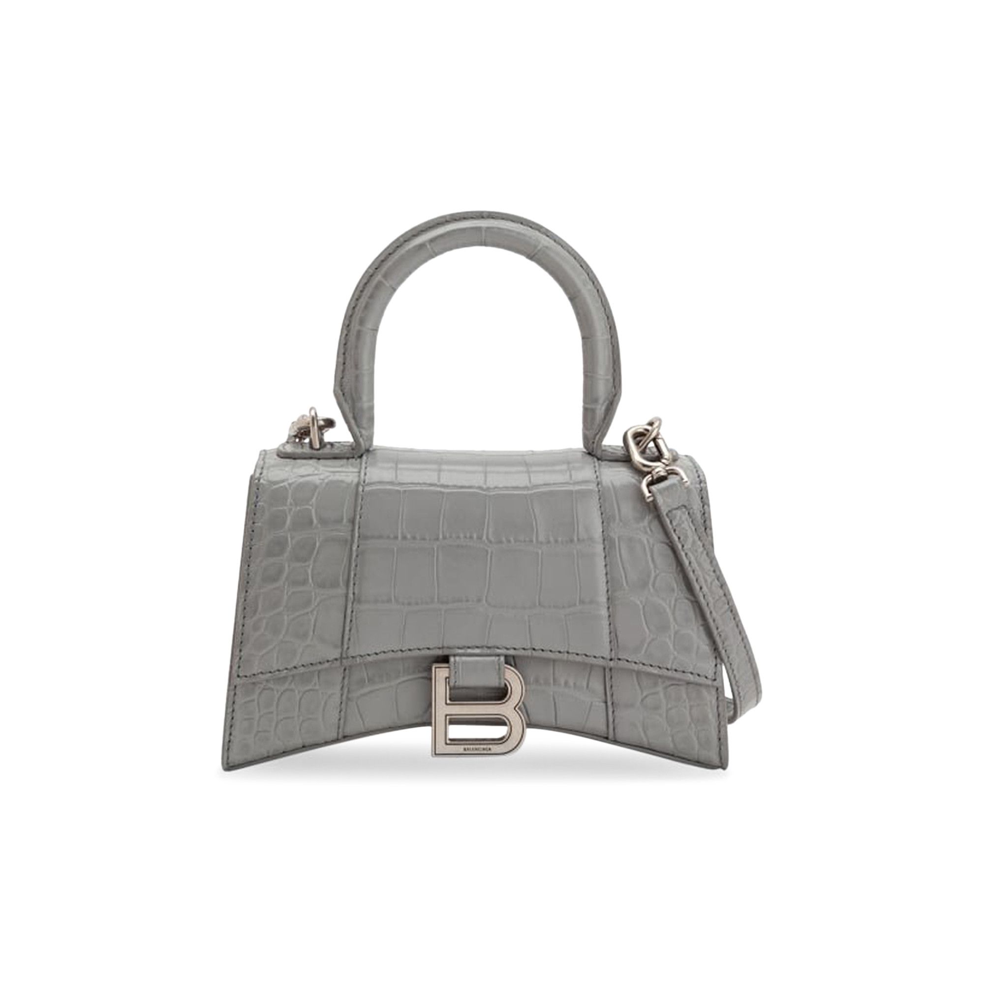 Buy Balenciaga Hourglass Top Handle Xs 'Grey' - 592833 1LR6Y