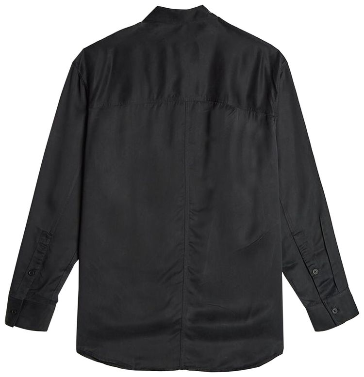 Song for the Mute Long Sleeve Oversized Shirt BlackChalk