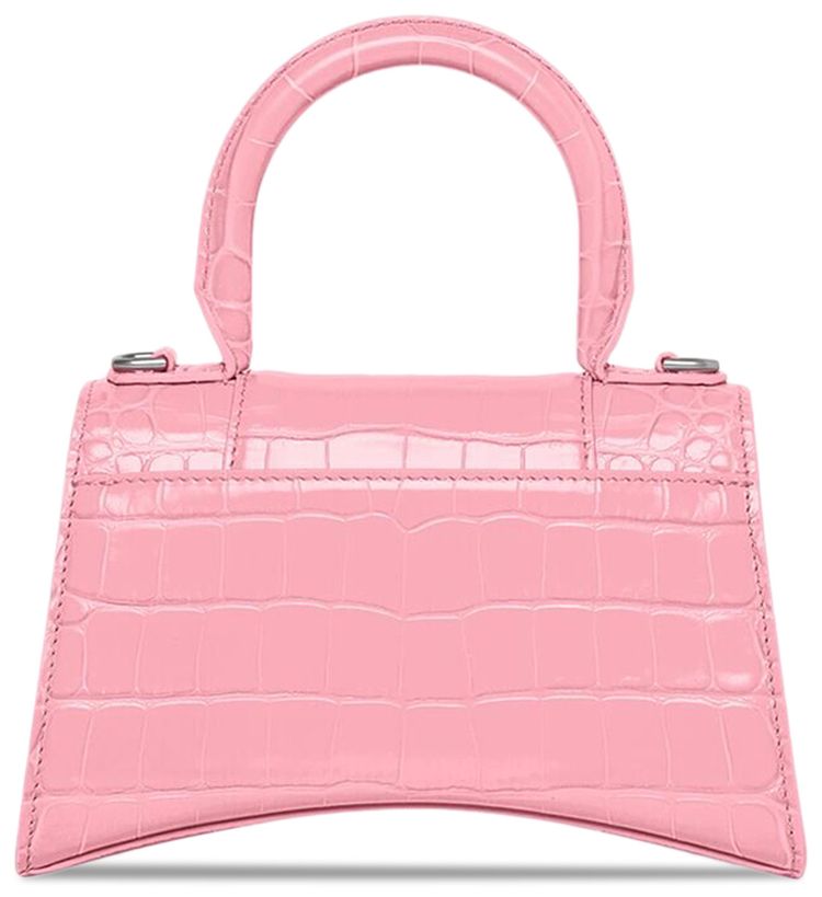Balenciaga Mini Hourglass Top Handle Bag Sweet Pink