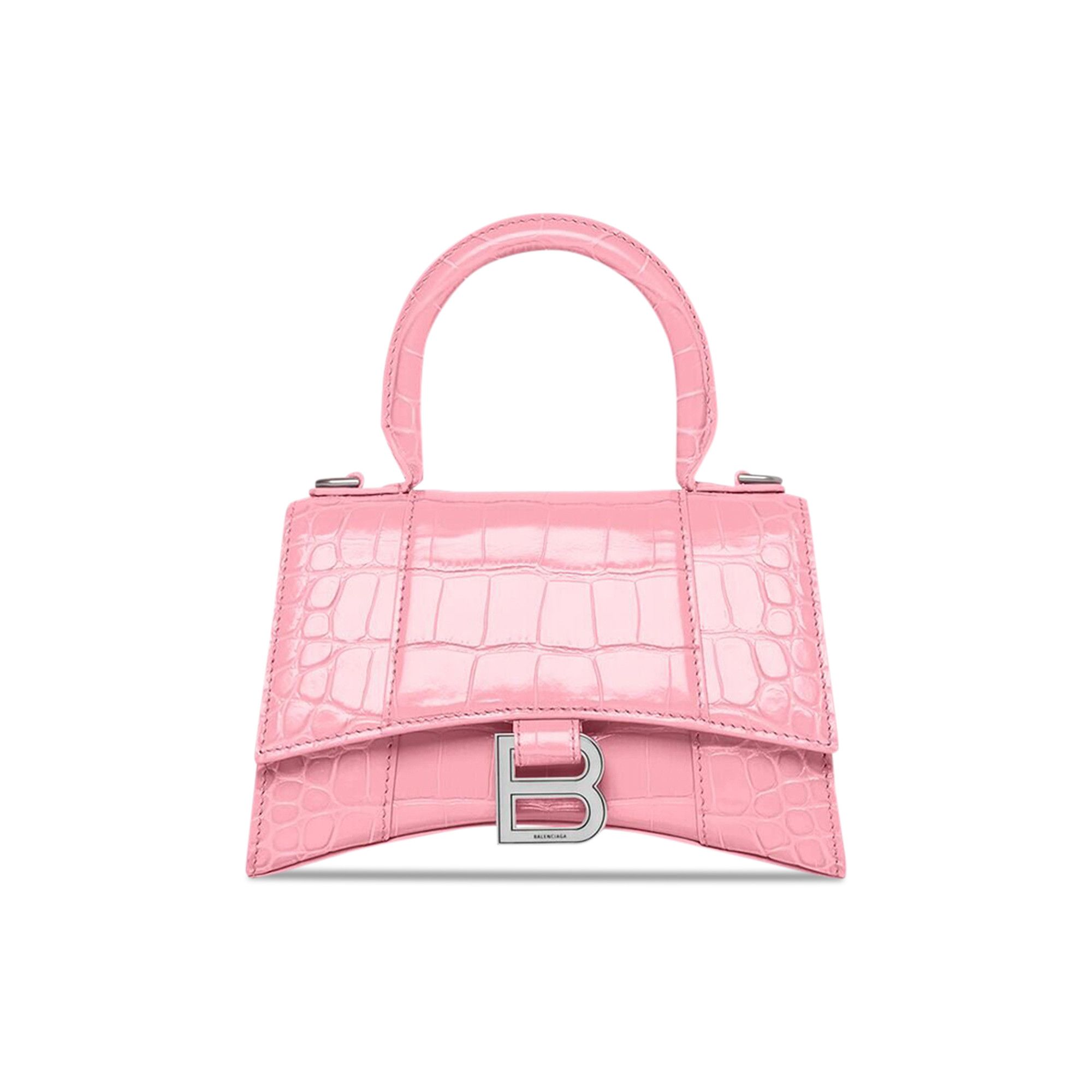 BALENCIAGA レザー ミディアム トートバッグ ピンク Balenciaga Le City レザーハンドバッグ S | ピンク | FARFETCH JP