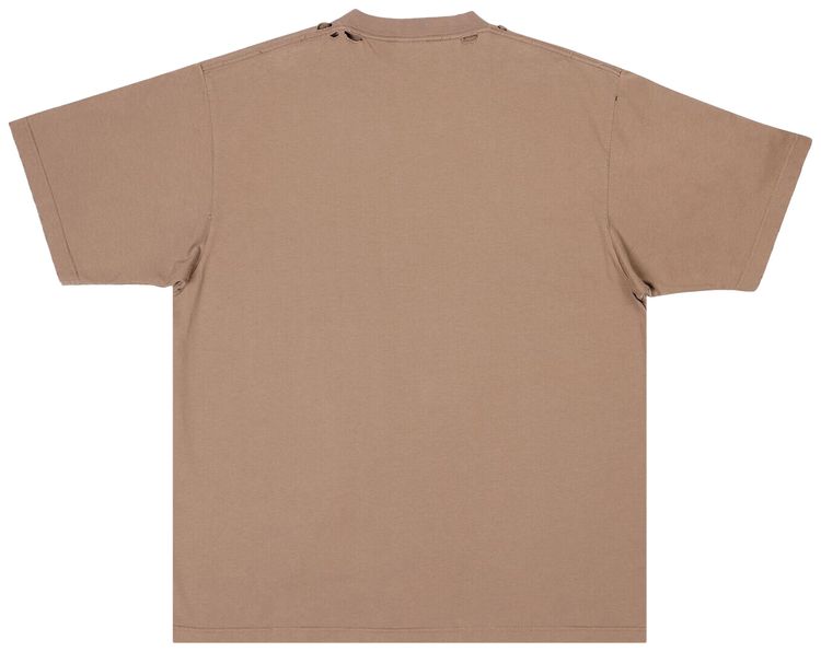 Balenciaga Boxy T Shirt Brown