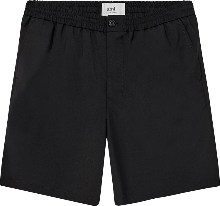 Buy Ami Shorts 'Black' - HSO303 279 001 | GOAT