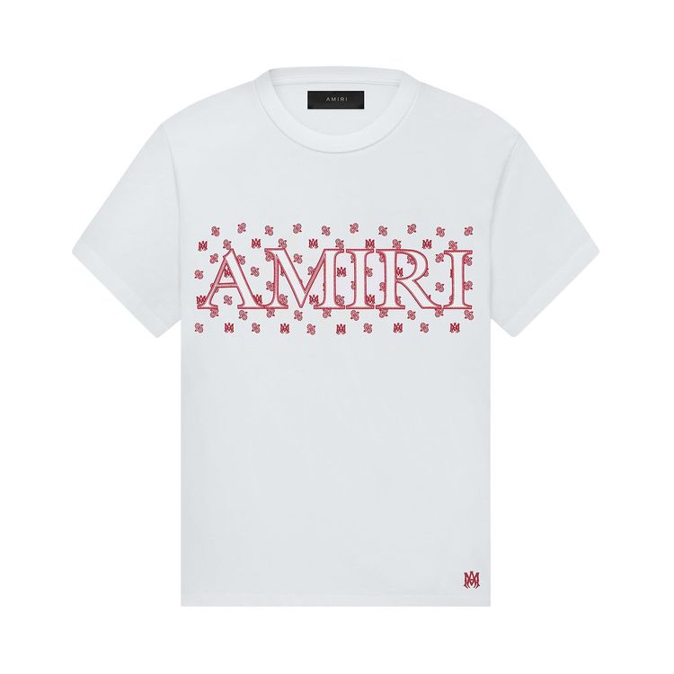 Amiri MA Paisley Tee White
