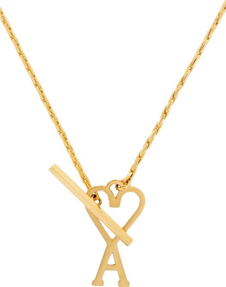 Ami Hearts Necklace Gold