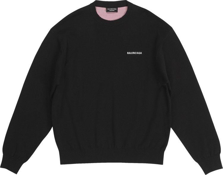 Buy Balenciaga Political Sweater 'Black' - 675292 T3176 1000 | GOAT