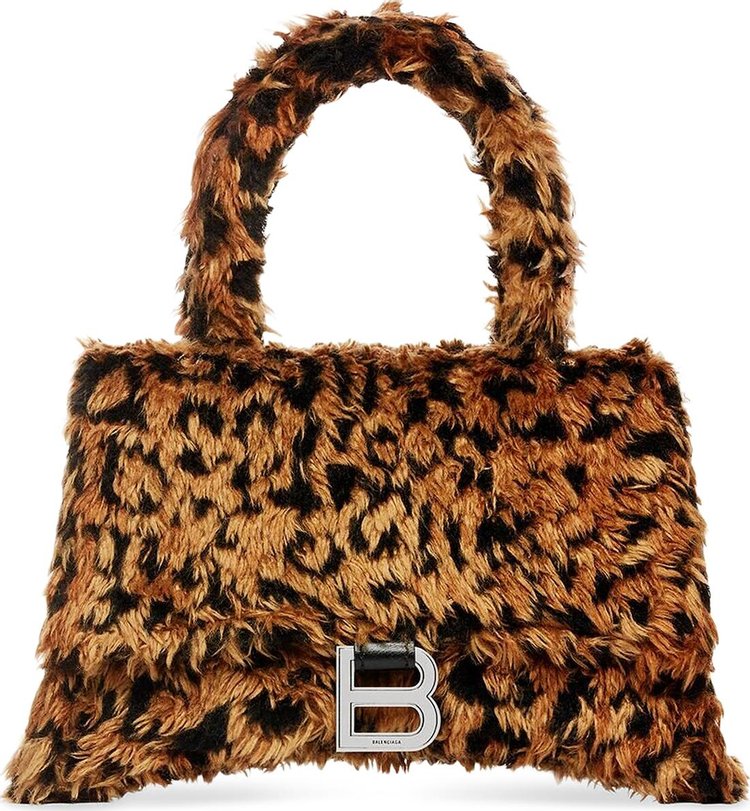 Balenciaga Hourglass Small Handbag With Strap 'Beige/Brown'