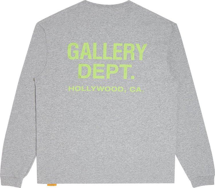 Gallery Dept Souvenir Long Sleeve T Shirt Heather Grey