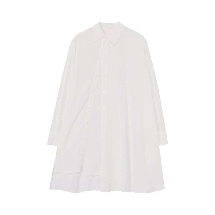 Yohji Yamamoto Asymmetric Shirt 'White'