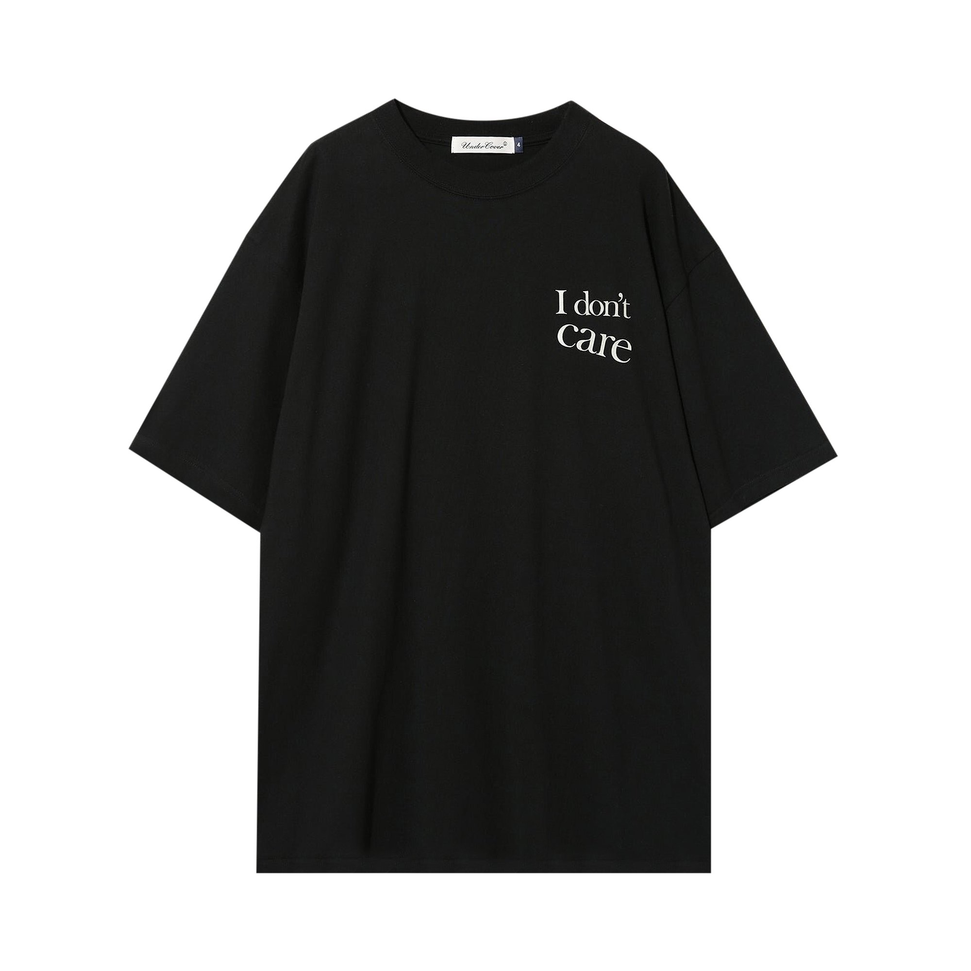 Undercover I Don't Care T-Shirt 'Black'