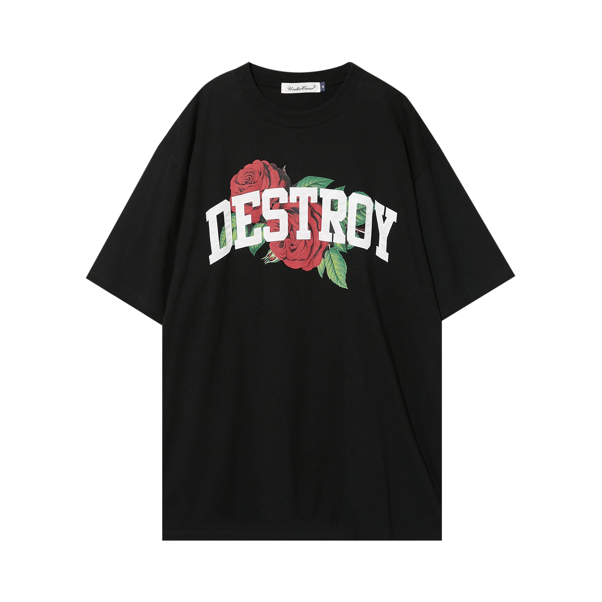 Buy Undercover Destroy T-Shirt 'Black' - UC2C3802 BLAC | GOAT SA