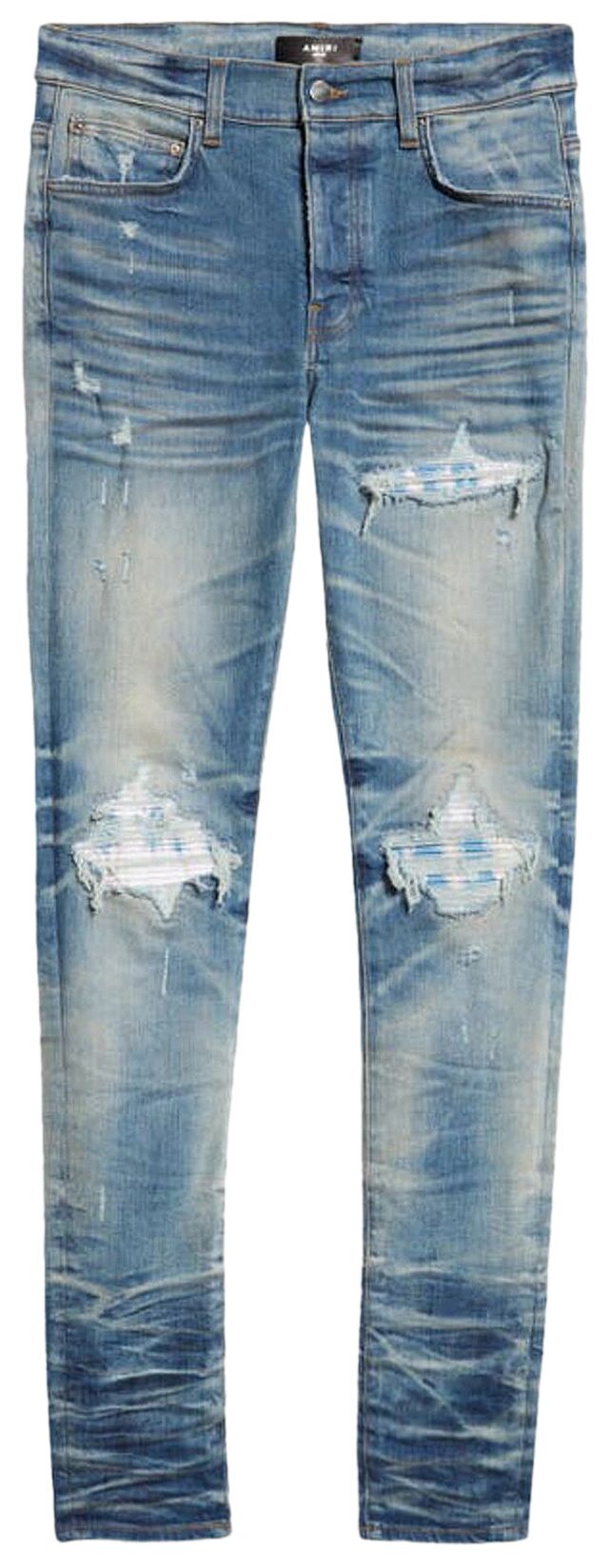 Jeans Amiri MX1 Classic - Taille 38 Slim - Denim Indigo Délavé - Occasion Parfait état