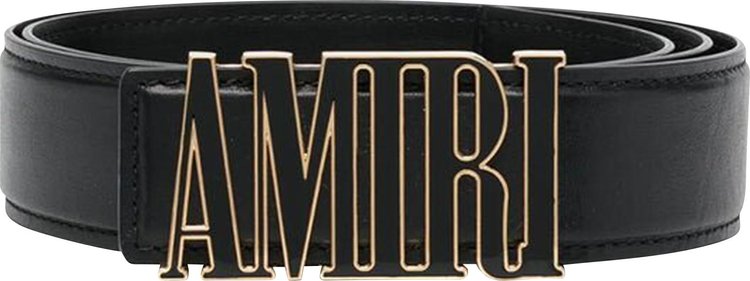 Amiri Nappa 4cm Belt 'Black'