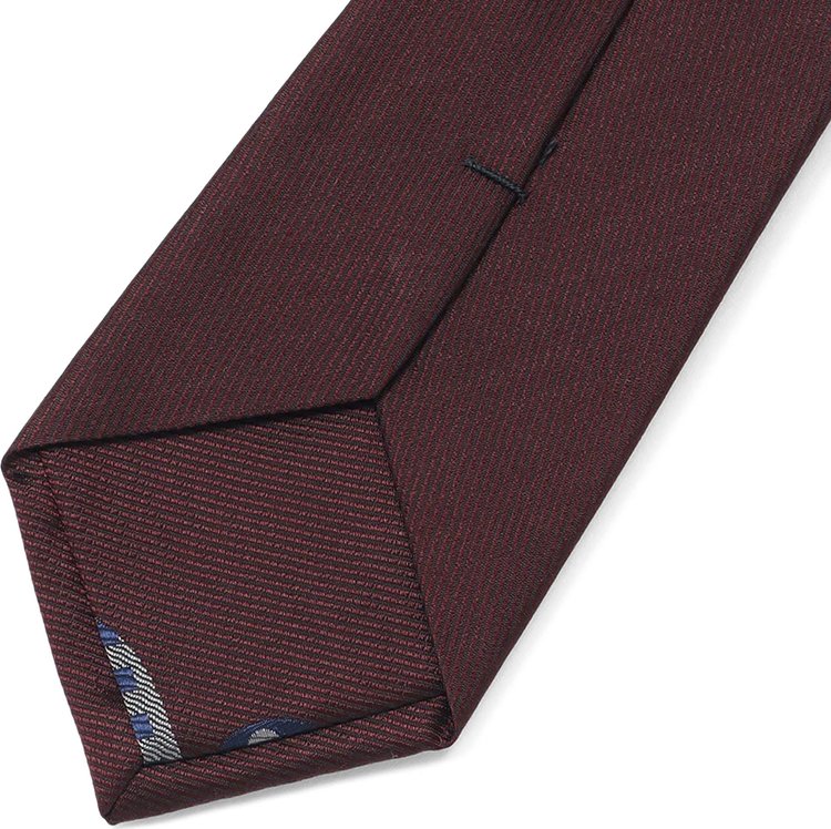 Yohji Yamamoto Heart Pattern Tie Bordeaux