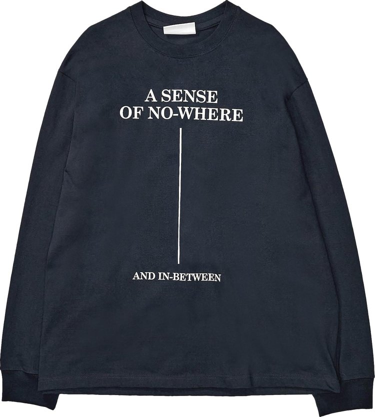 Song for the Mute A Sense of Nowhere Oversized Crewneck 'Black'
