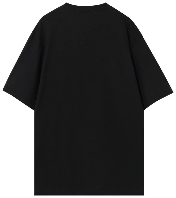 Undercover Rose Print T Shirt Black